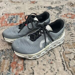 On Running Black and Gray Sneakers